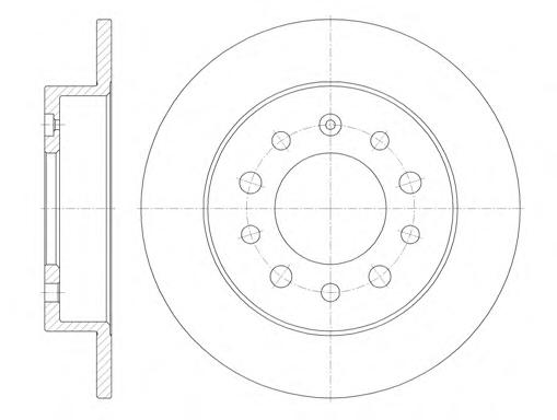 Тормозной диск ROADHOUSE