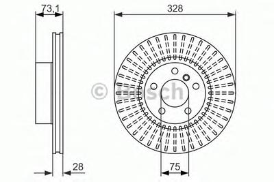 Тормозной диск BOSCH 0 986 479 771
