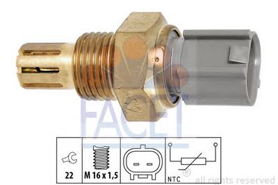 Датчик, температура впускаемого воздуха FACET 10.4024