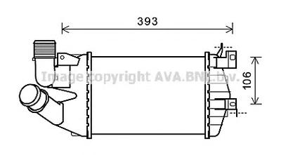 Интеркулер AVA QUALITY COOLING OL 4584