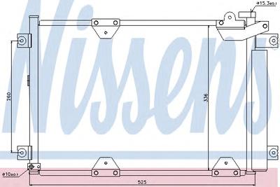 Конденсатор, кондиционер NISSENS 94892