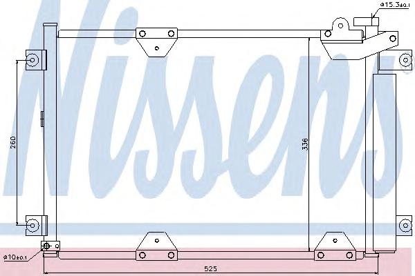 Конденсатор, кондиционер NISSENS