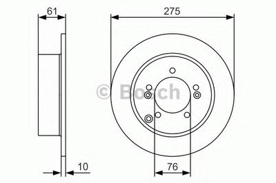 Тормозной диск BOSCH 0 986 479 525