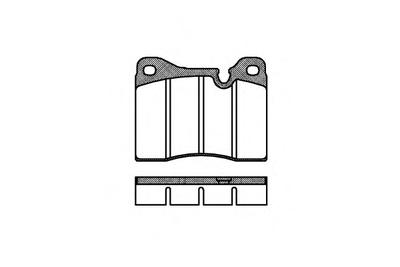 Комплект тормозных колодок, дисковый тормоз ROADHOUSE 201130