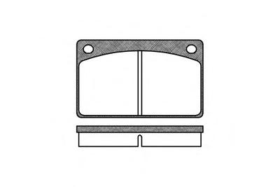 Комплект тормозных колодок, дисковый тормоз ROADHOUSE 204200