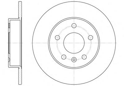 Тормозной диск ROADHOUSE 657800