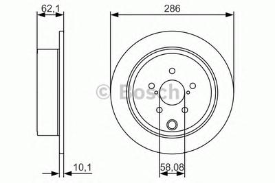 Тормозной диск BOSCH 0 986 479 A10
