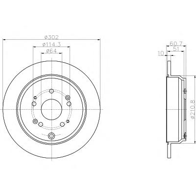 Тормозной диск TEXTAR