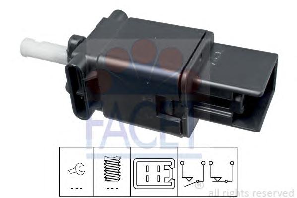 Выключатель фонаря сигнала торможения FACET