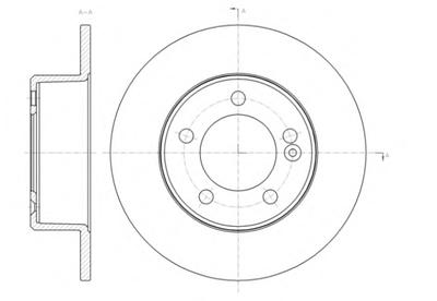 Тормозной диск ROADHOUSE 6143300