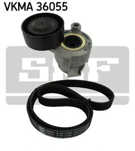 Поликлиновой ременный комплект SKF VKMA 36055