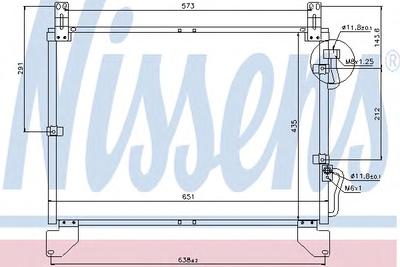 Конденсатор, кондиционер NISSENS 94861