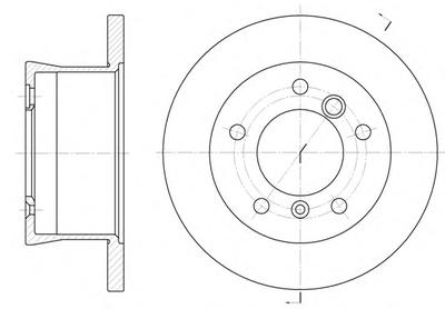 Тормозной диск ROADHOUSE 656600