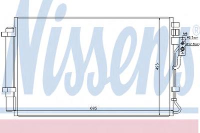 Конденсатор, кондиционер NISSENS 940216
