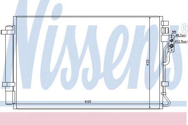 Конденсатор, кондиционер NISSENS