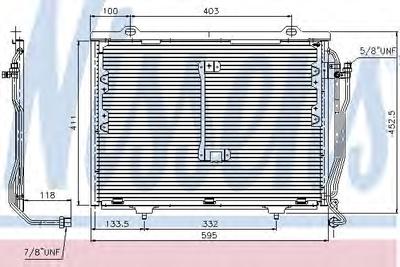 Конденсатор, кондиционер NISSENS 94426