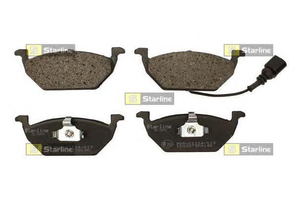 Комплект тормозных колодок, дисковый тормоз STARLINE