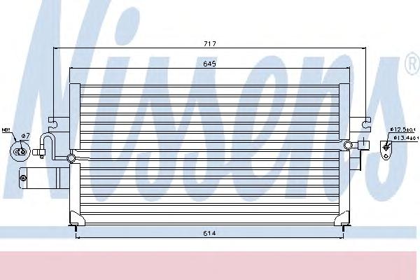 Конденсатор, кондиционер NISSENS