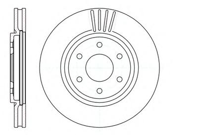 Тормозной диск ROADHOUSE 6103710