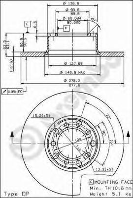 Тормозной диск BREMBO