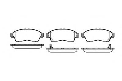 Комплект тормозных колодок, дисковый тормоз ROADHOUSE 240202