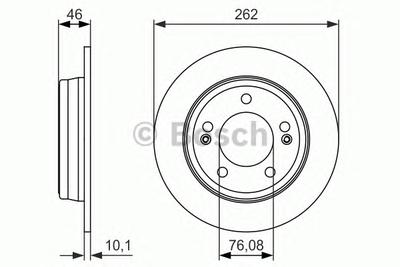 Тормозной диск BOSCH 0 986 479 052