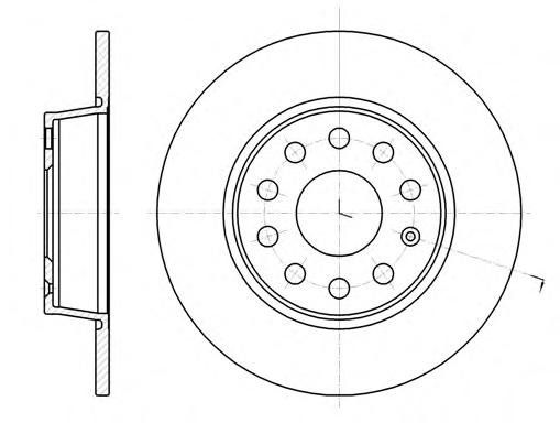 Тормозной диск ROADHOUSE