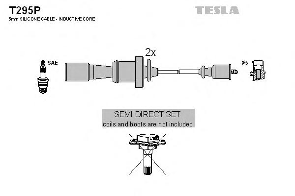 Комплект проводов зажигания TESLA