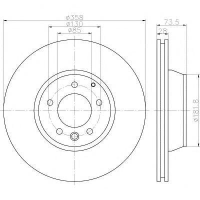 Тормозной диск TEXTAR