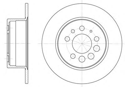 Тормозной диск ROADHOUSE 628300