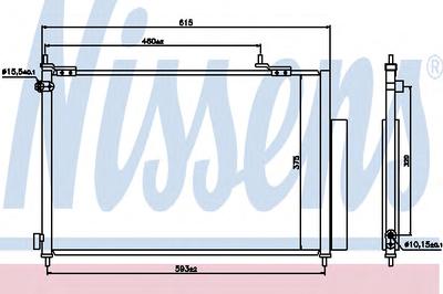 Конденсатор, кондиционер NISSENS 940062