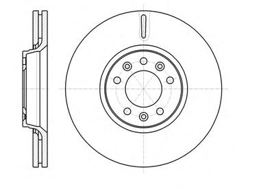 Тормозной диск ROADHOUSE 6105410