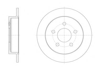 Тормозной диск ROADHOUSE 671900