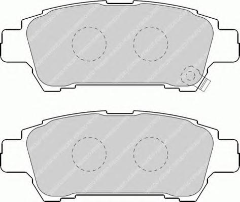Комплект тормозных колодок, дисковый тормоз FERODO