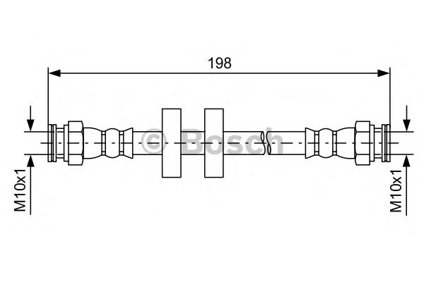 Тормозной шланг BOSCH