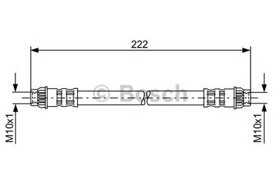 Тормозной шланг BOSCH 1 987 476 914