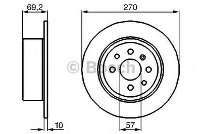 Тормозной диск BOSCH 0 986 478 420