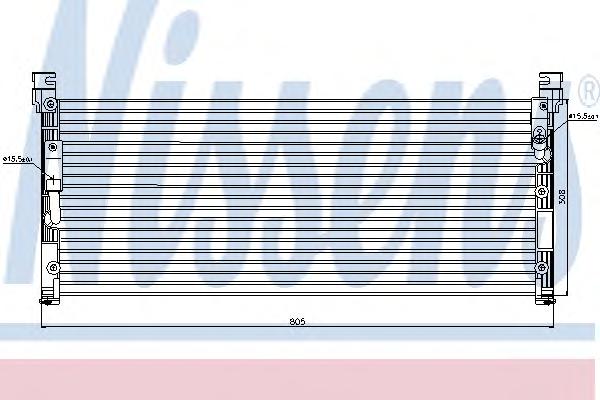 Конденсатор, кондиционер NISSENS