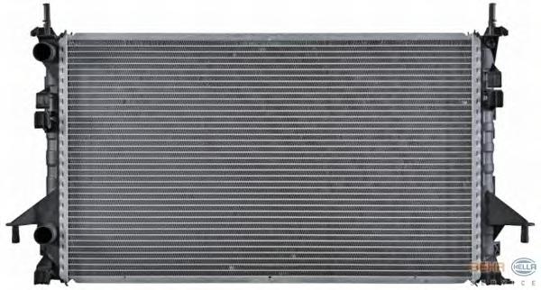 Радиатор, охлаждение двигателя HELLA