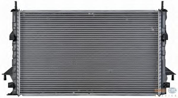 Радиатор, охлаждение двигателя HELLA