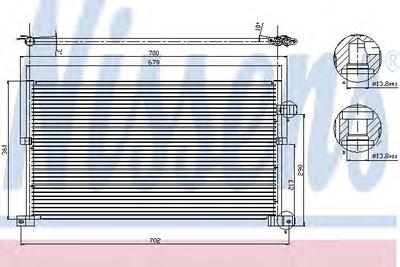 Конденсатор, кондиционер NISSENS 94586