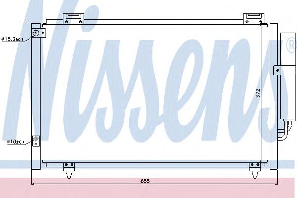 Конденсатор, кондиционер NISSENS