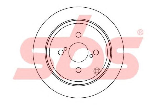 Тормозной диск Sbs