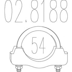 Соединительные элементы, система выпуска MTS 02.8188