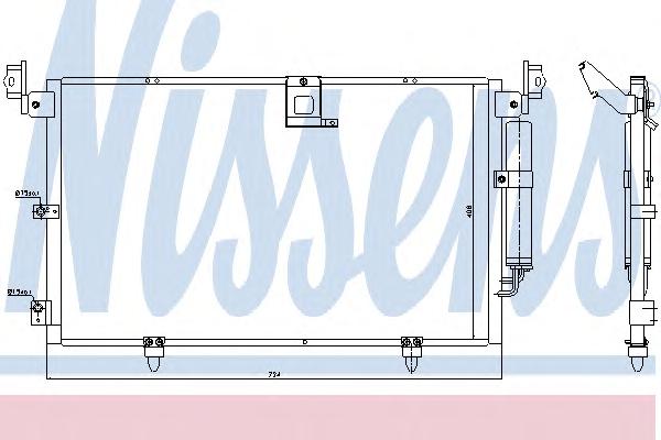 Конденсатор, кондиционер NISSENS