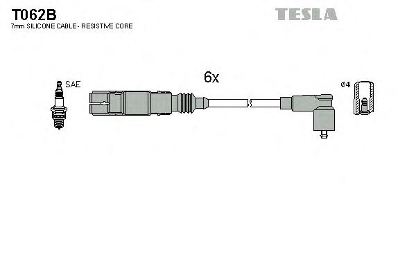 Комплект проводов зажигания TESLA