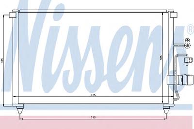 Конденсатор, кондиционер NISSENS 94639