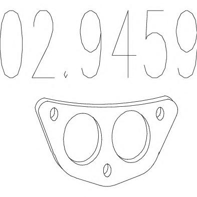 Прокладка, труба выхлопного газа MTS