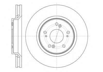 Тормозной диск ROADHOUSE 6135810