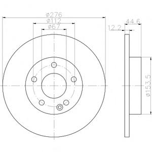 Тормозной диск TEXTAR 92131803